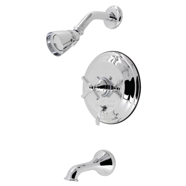 SingleHandle Tub and Shower Faucet, Polished Chrome